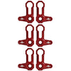 L-SHAPED ROOF LOCKS - JL/JT JEEP (Set of 6) RED