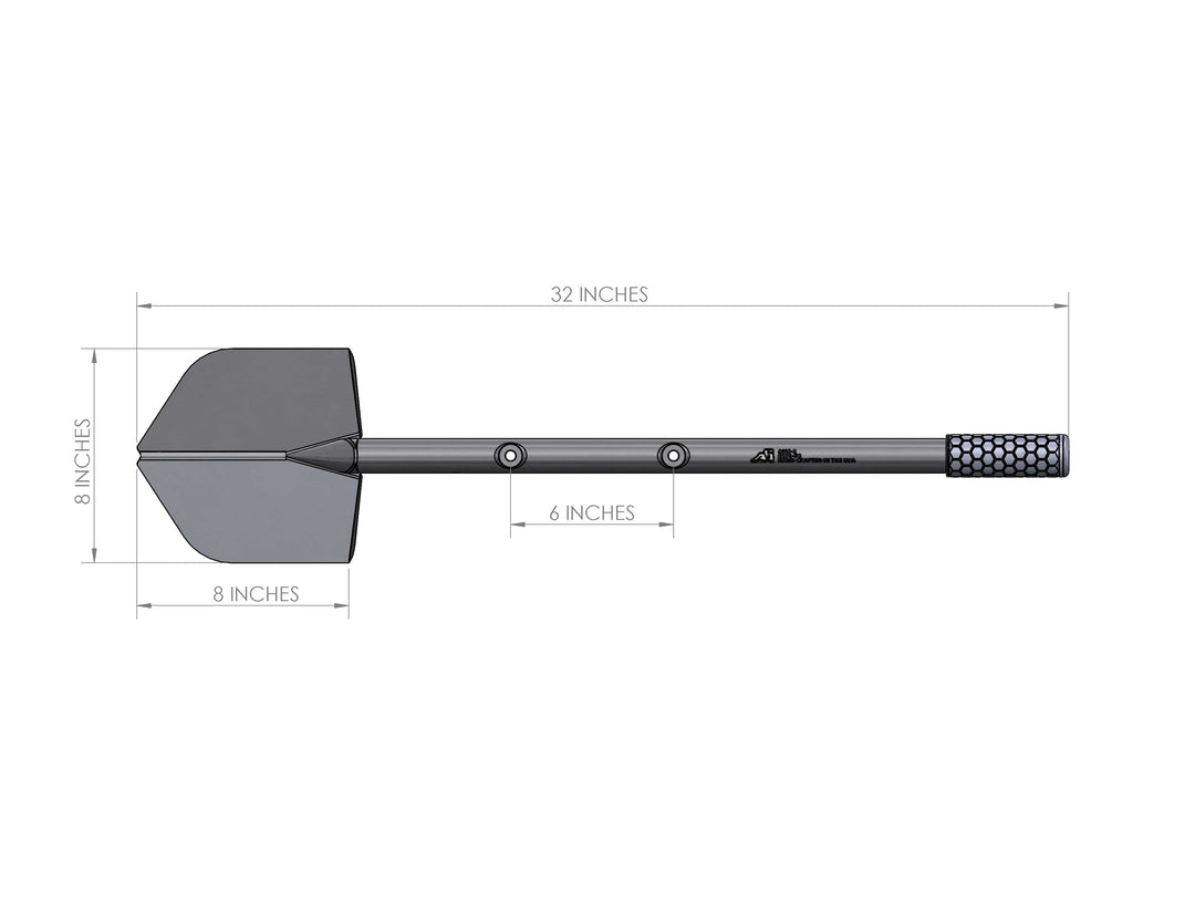 Agency 6™ LONG SHOVEL - Orange