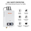1.58 GPM Outdoor Propane Hot Water Heater with Rain Cap