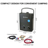 Camplux 5L 1.32 GPM Outdoor Portable Propane Tankless Water Heater - Black
