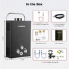 Camplux BW158BP60 Camping Water Heater With Pump Kit