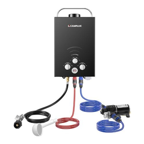 Camplux BW158BP60 Camping Water Heater With Pump Kit
