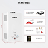 Camplux BW211 Camping Water Heater Propane