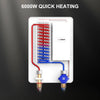 Camplux Electric Point of Use Tankless Water Heater, 6kW at 220~240V