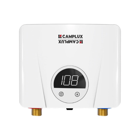 Camplux On Demand Hot Water Heater Electric Tankless 120V - 3.5kW | White