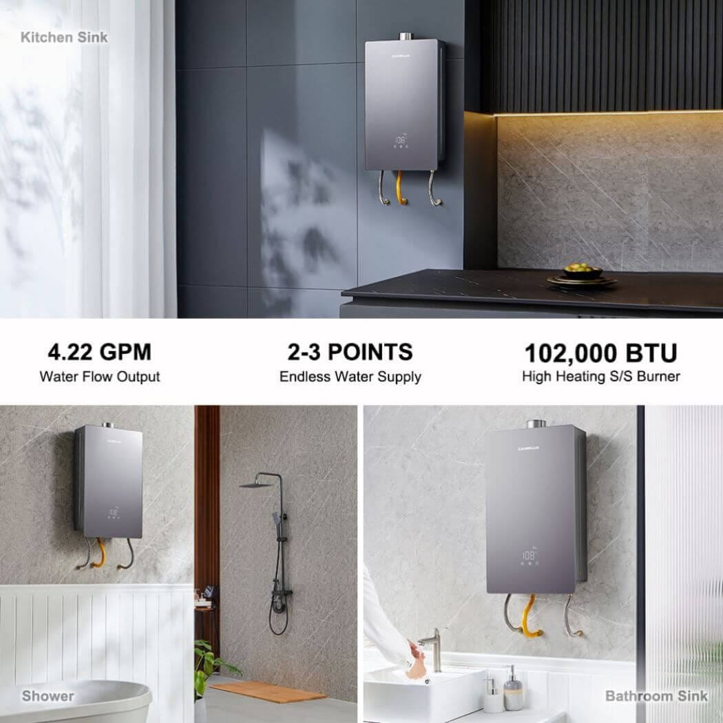 Camplux 4.22 GPM Indoor Tankless Hot Water Heater