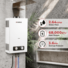 Camplux BD264 Tankless Propane Water Heater Portable