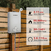 Camplux BW211G Camping Water Heater Propane