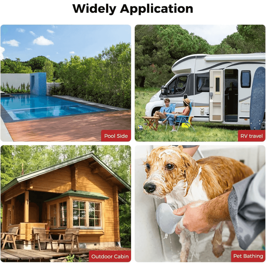 Camplux BW264G Camping Water Heater Propane