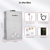 Camplux BW264G Camping Water Heater Propane
