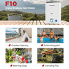 Camplux First F10 LPG Camping Water Heater