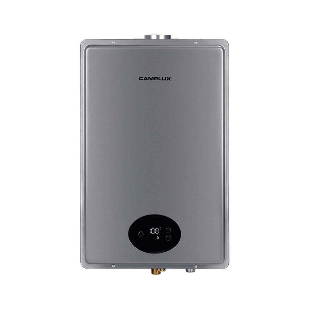 Camplux Instant Indoor Tankless Gas Water Heater 5.28 GPM | Gray