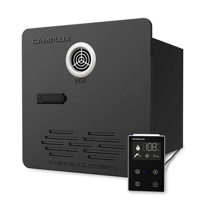Camplux  Elite 65,000 BTU RV Tankless Water Heater 2.64 GPM-Black