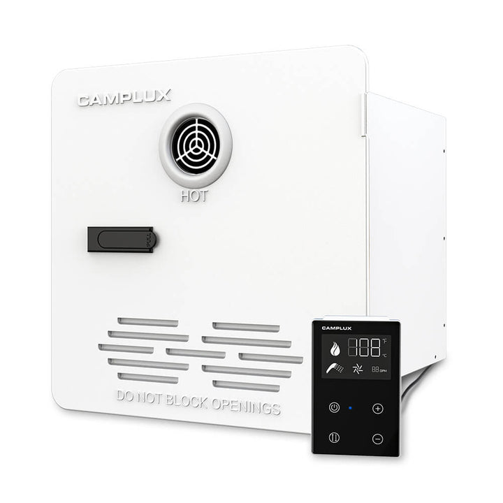 Camplux Elite 65,000 BTU RV Tankless Water Heater 2.64 GPM-White