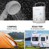 Camplux Propane Off-Grid Portable Water Heater for RV, Trailer & Camper - Silver