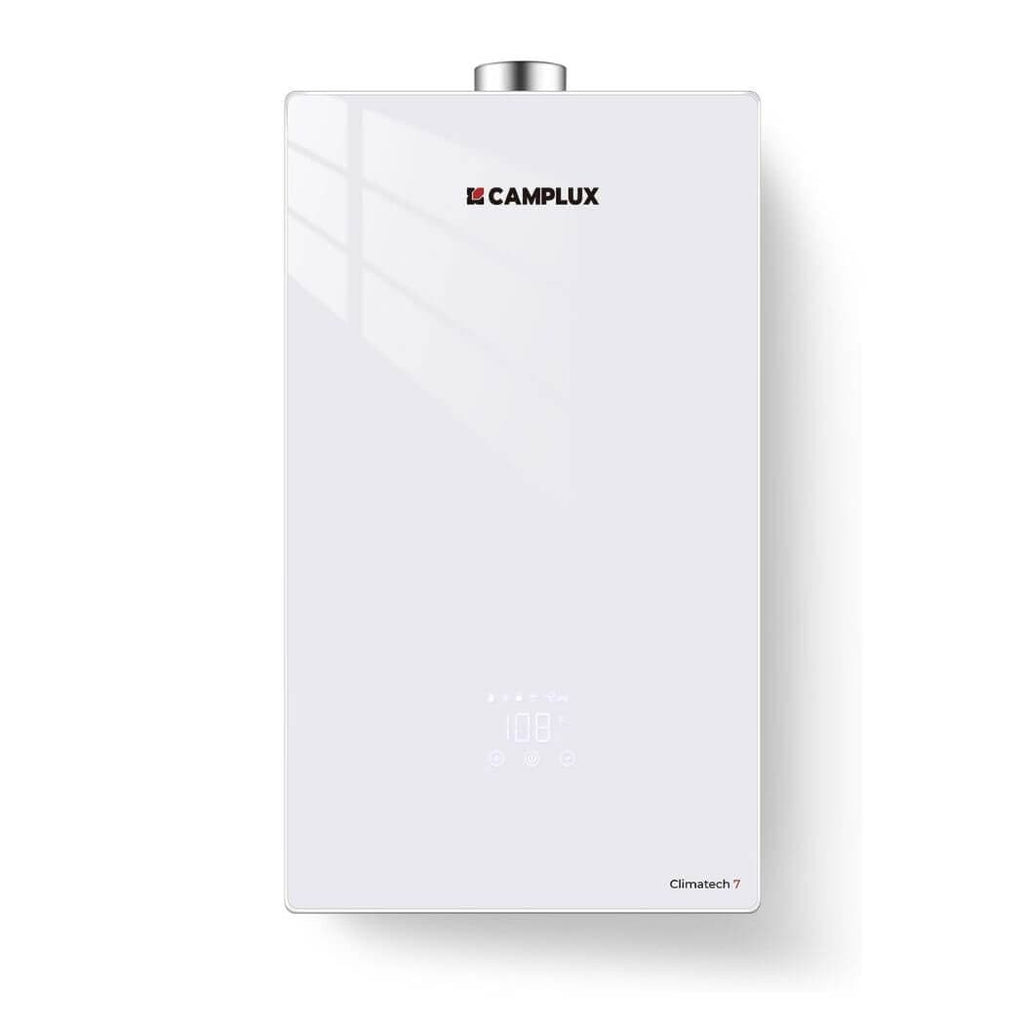 Camplux Climatech 7 Indoor Tankless Gas Water Heater 5.28 GPM | White