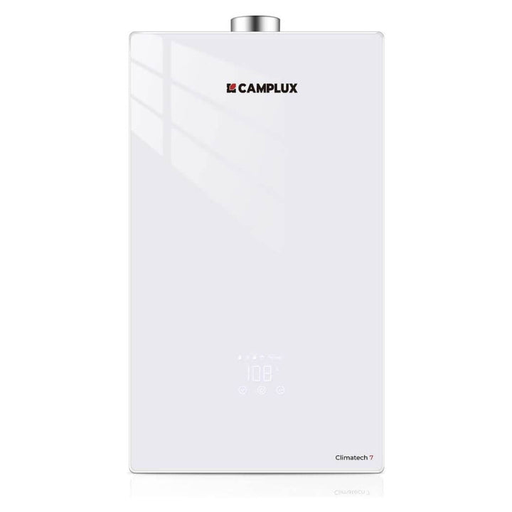 Camplux Climatech 7 Indoor Tankless Gas Water Heater 6.86 GPM | White