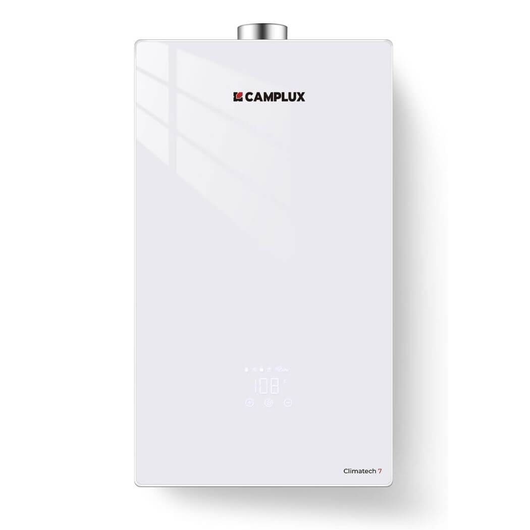 Camplux Climatech 7 Indoor Tankless Gas Water Heater 6.86 GPM | White