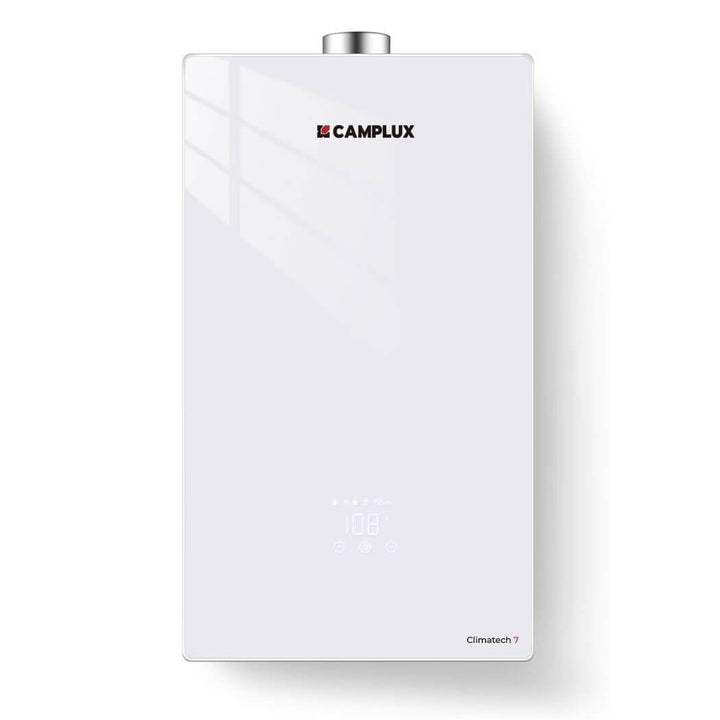 Camplux Climatech 7 Indoor Tankless Gas Water Heater 6.86 GPM | White