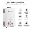 Portable Water Heater, Camplux 1.58 GPM Tankless Gas Water Heater