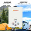 Portable Water Heater, Camplux 1.58 GPM Tankless Gas Water Heater
