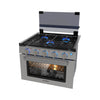 Camplux 17" RV Oven W/3 Burners Cooktop