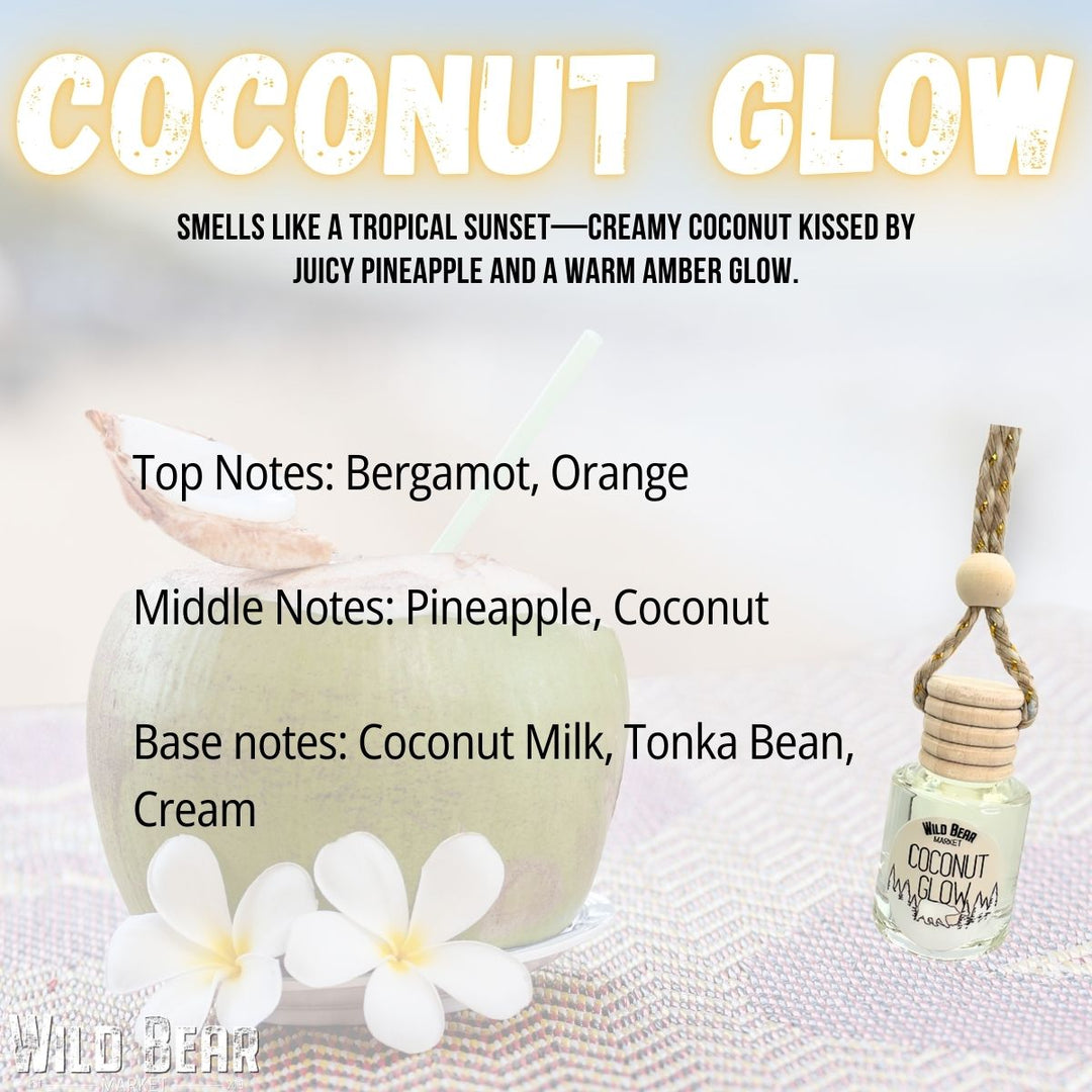Coconut Glow Car Freshener