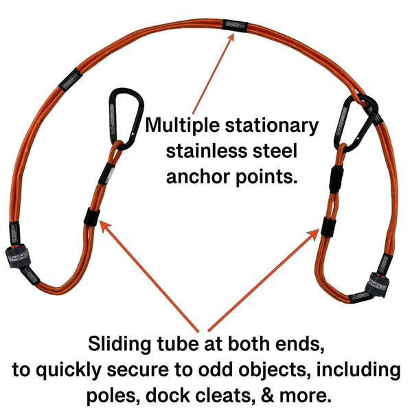 Everything Rope Multi Use Bungee Cord 2-Pack