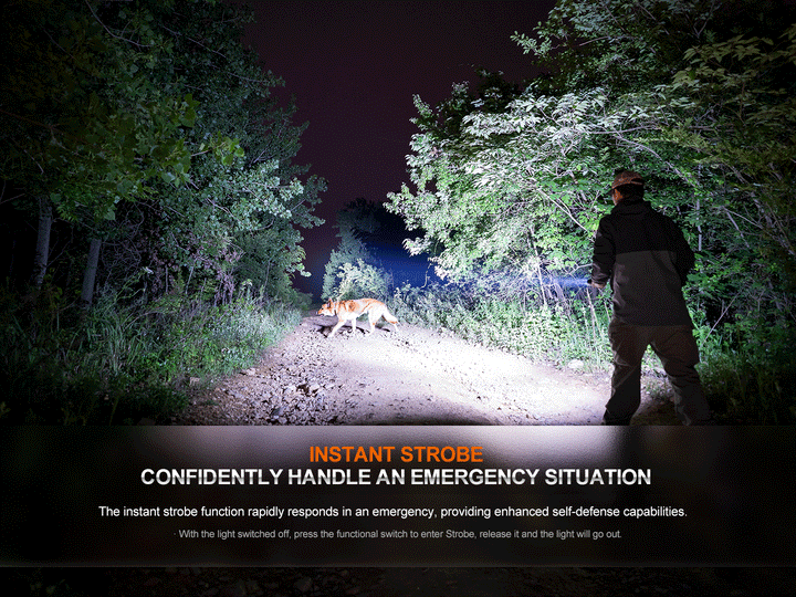 Fenix HT32 Hunting Flashlight with Red &amp; Green Output
