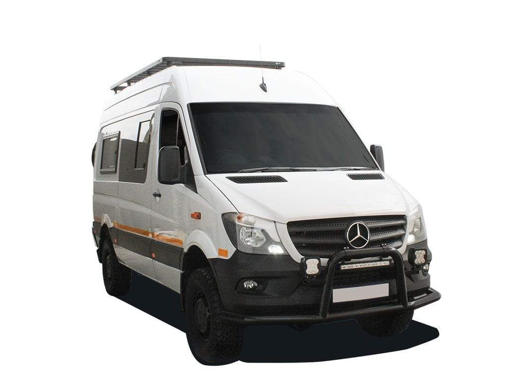 MERCEDES BENZ SPRINTER 144"/170" / L2/L3 / MWB/LWB WHEELBASE W/OEM TRACKS (2006-CURRENT) SLIMLINE II ROOF RACK KIT / TALL - BY FRONT RUNNER