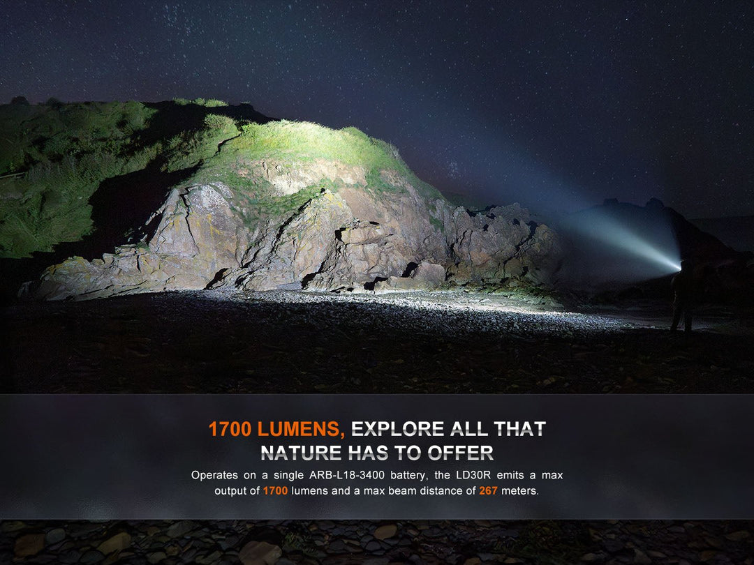 Fenix LD30R High-Performance Lightweight Flashlight