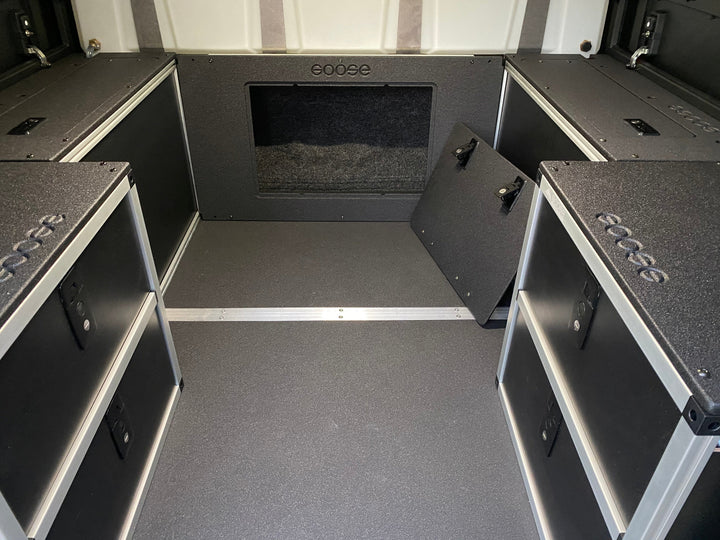 Alu-Cab Alu-Cabin Canopy Camper Ram 2500 &amp; 3500 2019-Present 5th Gen. - Lower Bulkhead Panel