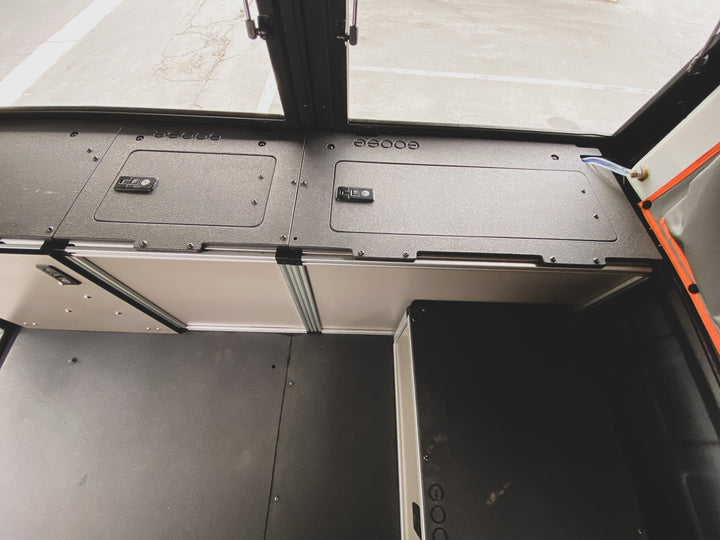 Alu-Cab Alu-Cabin Ram 2500 &amp; 3500 2019-Present - Middle Utility Module - 6ft 4in Bed