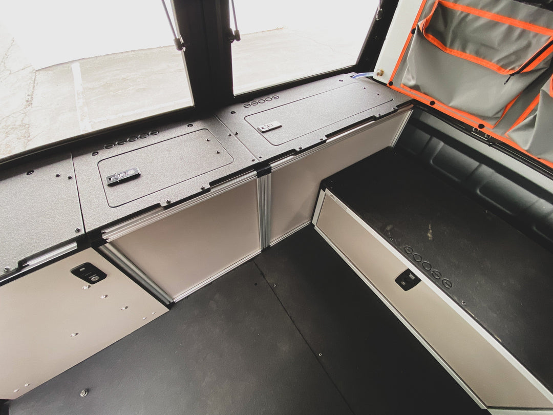 Alu-Cab Alu-Cabin Ram 2500 &amp; 3500 2019-Present - Middle Utility Module - 6ft 4in Bed