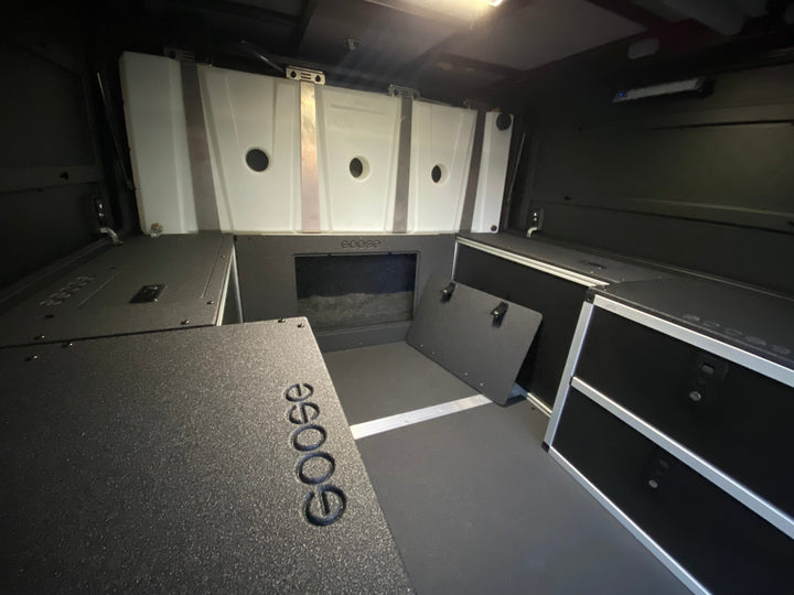 Alu-Cab Canopy Camper - Toyota Tacoma 2005-Present 2nd &amp; 3rd Gen. - Lower Bulkhead Panel