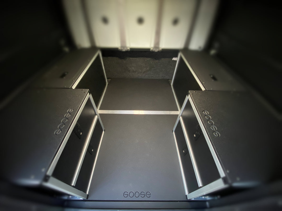 Alu-Cab Canopy Camper V2 - Chevy Colorado/GMC Canyon 2015-Present 2nd Gen. - Bed Plate System - 6&