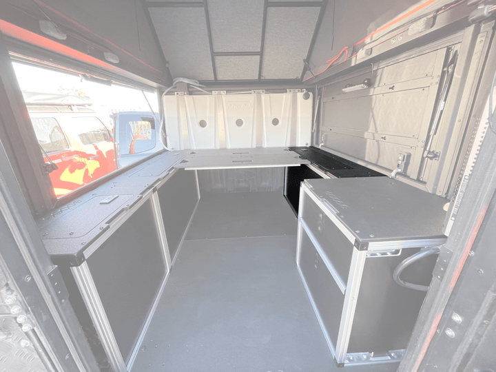 Alu-Cab Canopy Camper V2 - Chevy Colorado/GMC Canyon 2015-Present 2nd Gen. - Front Utility Module - 6&