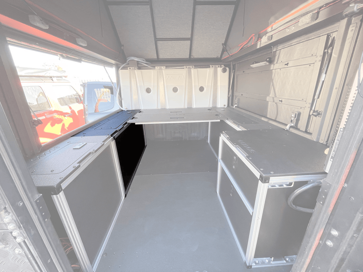 Alu-Cab Canopy Camper V2 - Chevy Colorado/GMC Canyon 2015-Present 2nd Gen. - Front Utility Module - 6&