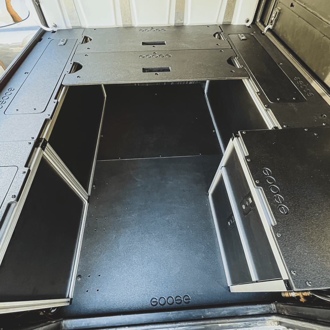 Alu-Cab Canopy Camper V2 - Ford Ranger 2019-Present 4th Gen. - Sleep Deck Panels - 6&