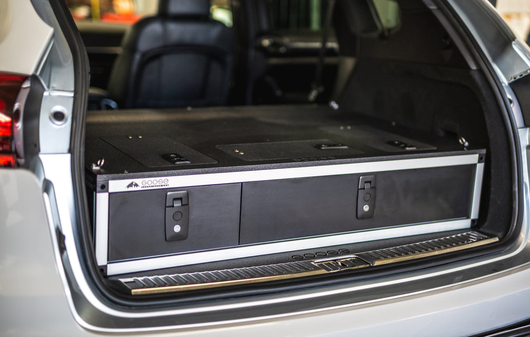 Porsche Cayenne &amp; Volkswagen Touareg 2011-2017 2nd Gen. - Side X Side Drawer Module with Fitted Top Plate
