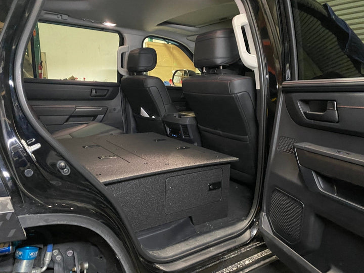 Goose Gear Toyota - Sequoia - 2023-Present - 3rd Gen - Explore Series - Seat Delete Plate System - Second Row with Captain&