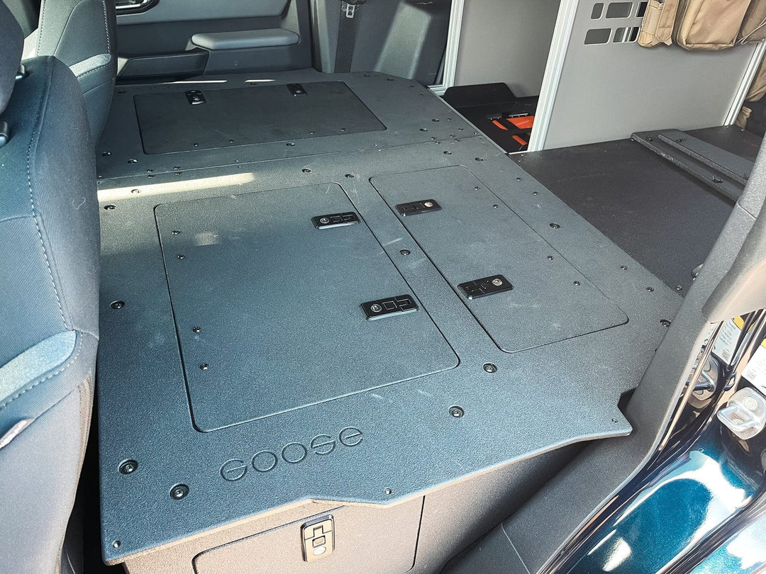 FORD BRONCO 2021-PRESENT 6 GEN. 4 DOOR - SECOND ROW SEAT DELETE PLATE SYSTEM - MODULE HEIGHT