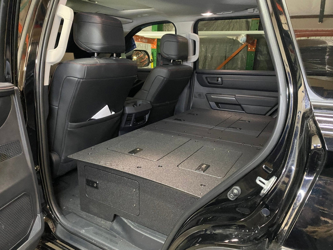 Goose Gear Toyota - Sequoia - 2023-Present - 3rd Gen - Explore Series - Seat Delete Plate System - Second Row with Captain&