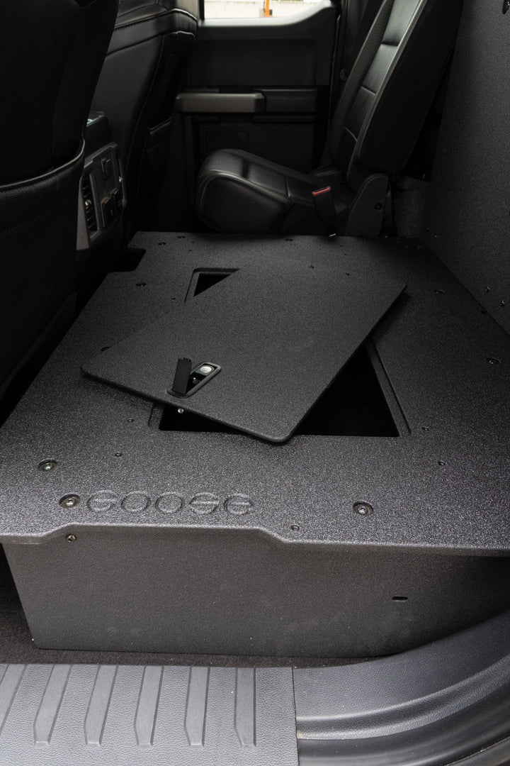 Goose Gear Ford F150 2015-Present 13th &amp; 14th Gen. SuperCab - Second Row Seat Delete Plate System