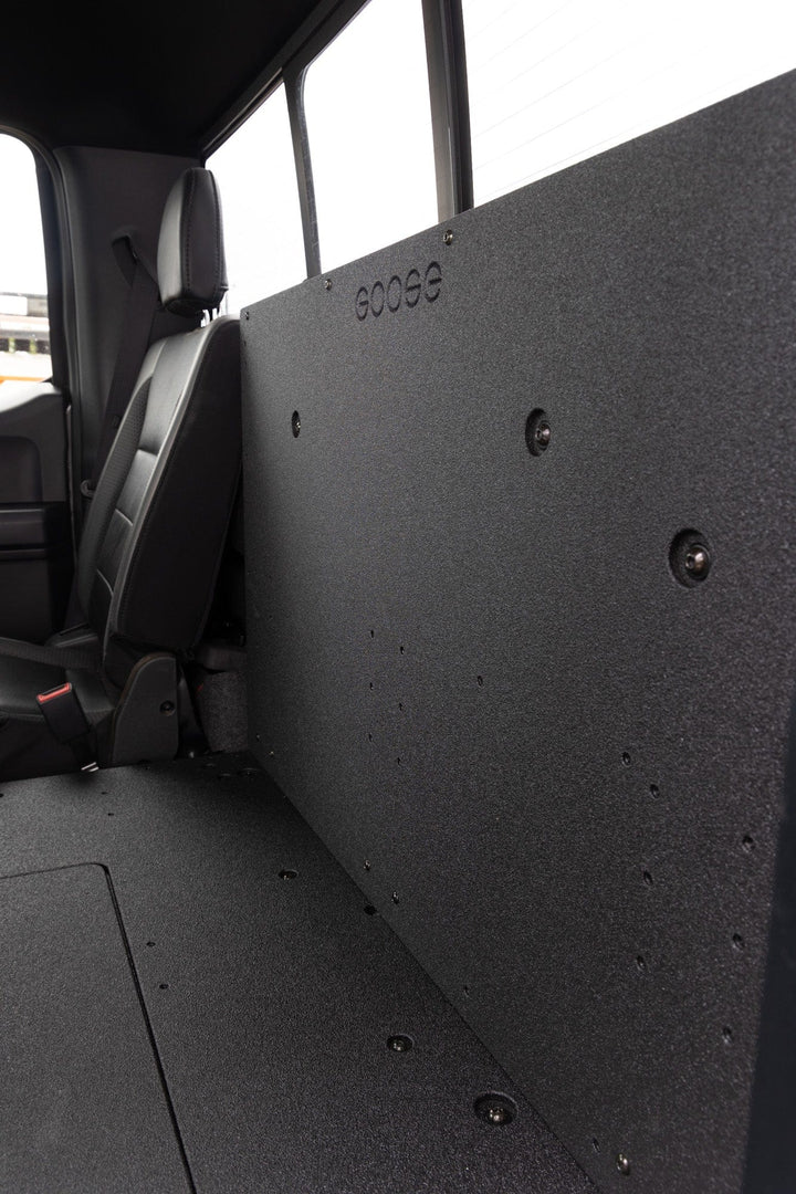 Goose Gear Ford F150 2015-Present 13th &amp; 14th Gen. SuperCab - Second Row Seat Delete Plate System