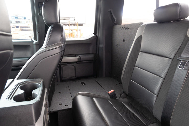 Goose Gear Ford F150 2015-Present 13th &amp; 14th Gen. SuperCab - Second Row Seat Delete Plate System