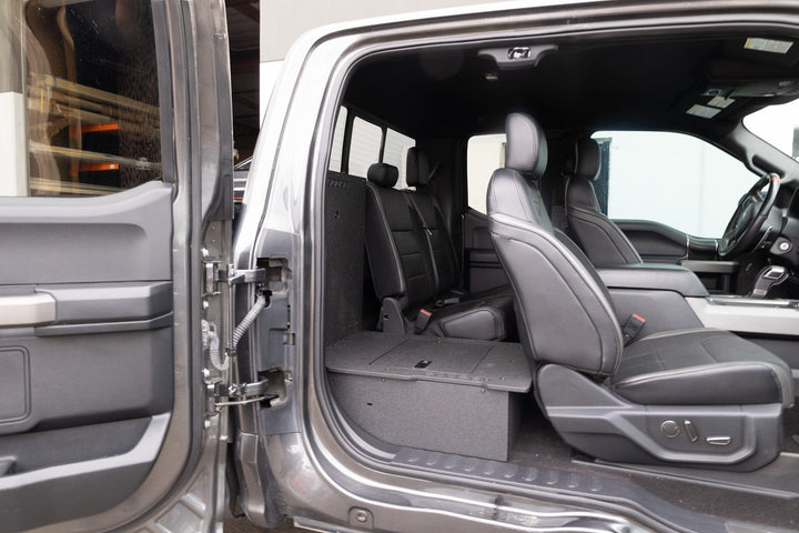 Goose Gear Ford F150 2015-Present 13th &amp; 14th Gen. SuperCab - Second Row Seat Delete Plate System