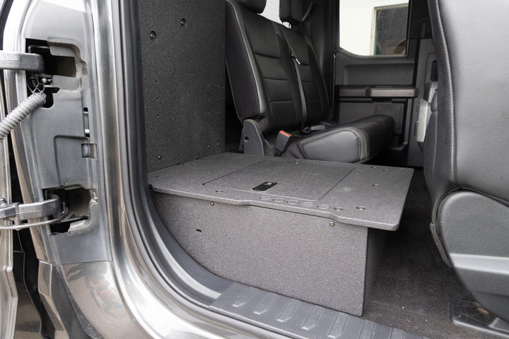Goose Gear Ford F150 2015-Present 13th &amp; 14th Gen. SuperCab - Second Row Seat Delete Plate System