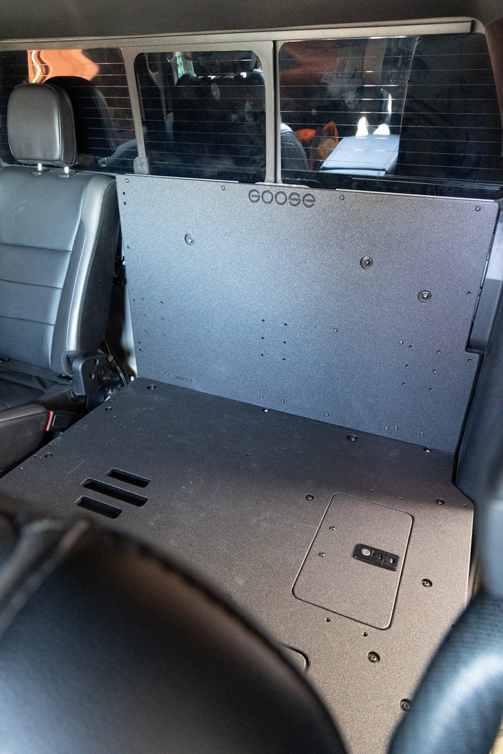 Goose Gear Ford F150 2015-Present 13th &amp; 14th Gen. SuperCrew - Second Row Seat Delete Plate System