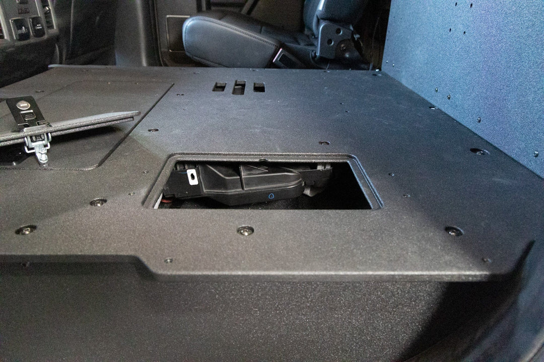 Goose Gear Ford F150 2015-Present 13th &amp; 14th Gen. SuperCrew - Second Row Seat Delete Plate System